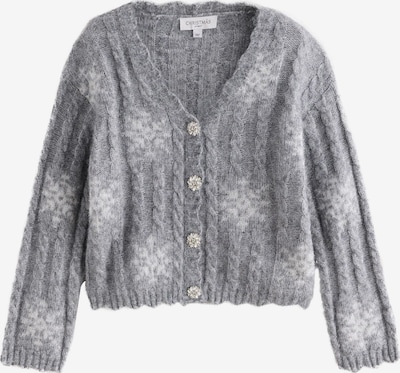 Next Strickjacke in XS in grau / hellgrau, Produktansicht