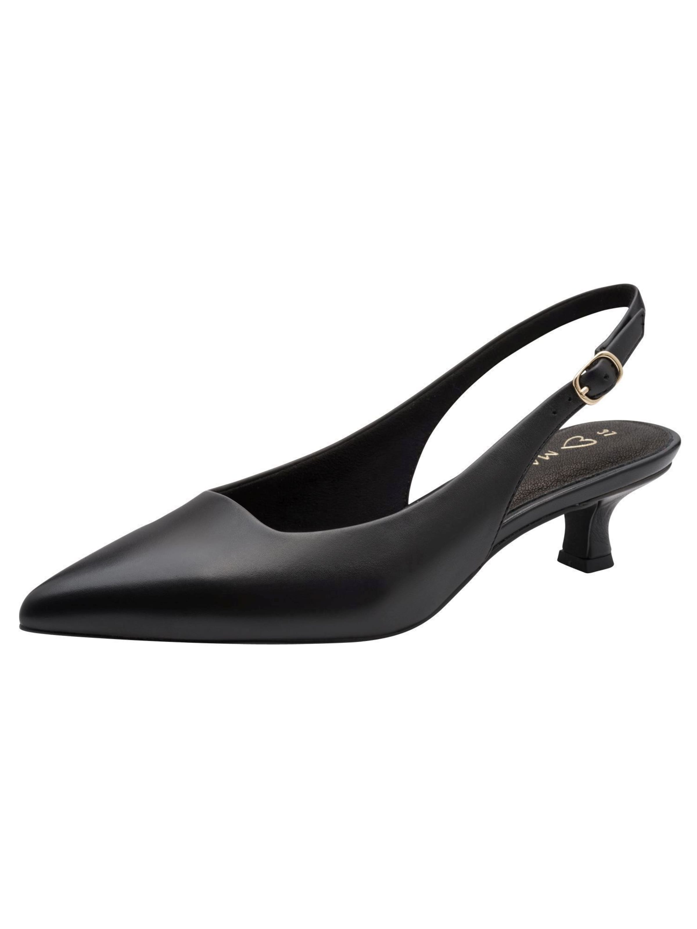 MARCO TOZZI Slingback Pumps in Black: front