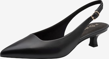 Escarpins à bride arrière MARCO TOZZI en noir : devant