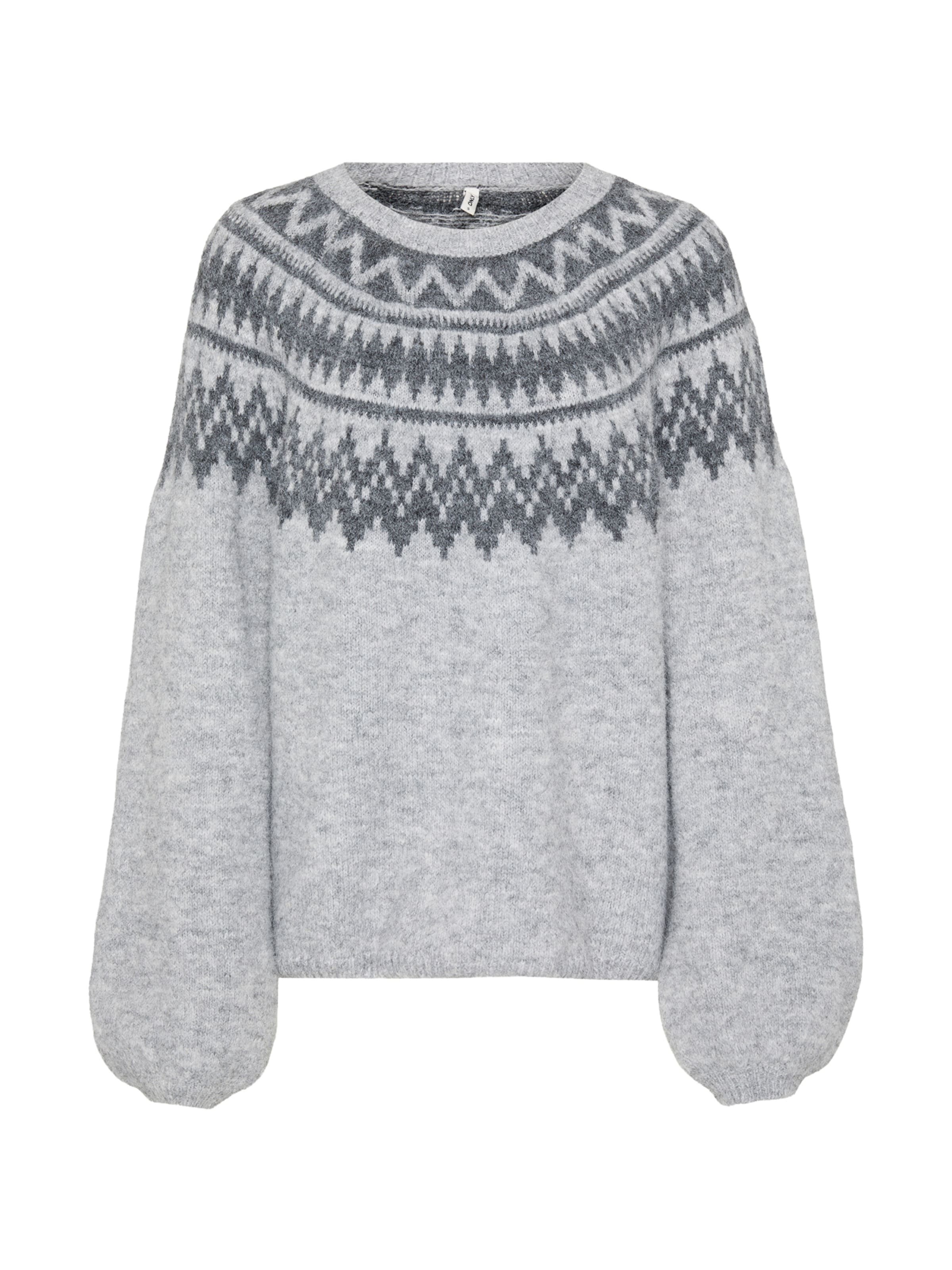 Only Tall Sweter 'ONLREYKJA' w kolorze szary: przód