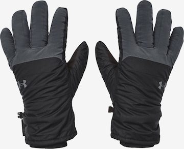 UNDER ARMOUR Athletic Gloves in Black: front