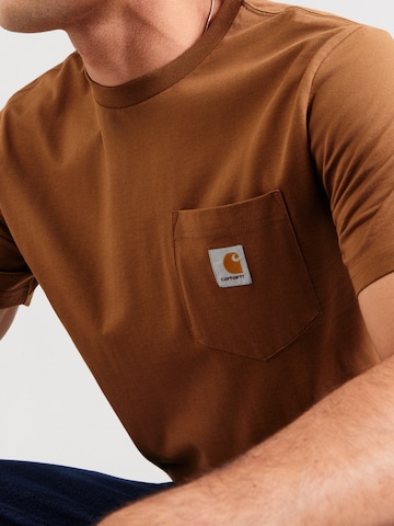 Carhartt WIP Tričko – hnědá