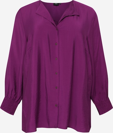 Zizzi - Blusa 'MILLA' em roxo: frente