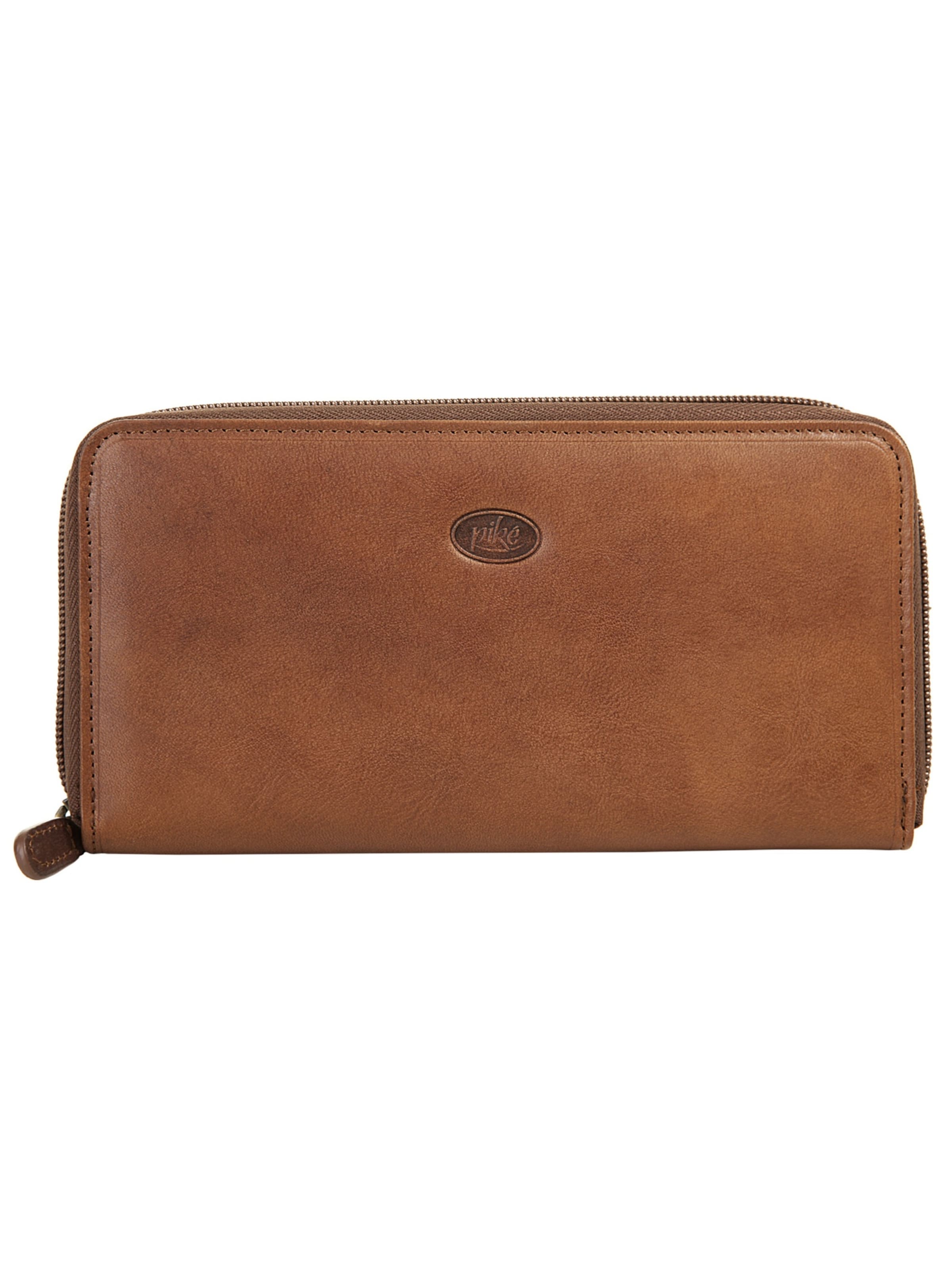piké Wallet in Brown: front