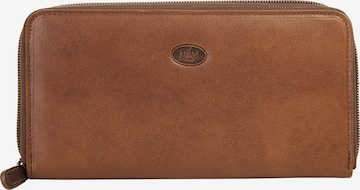 piké Wallet in Brown: front