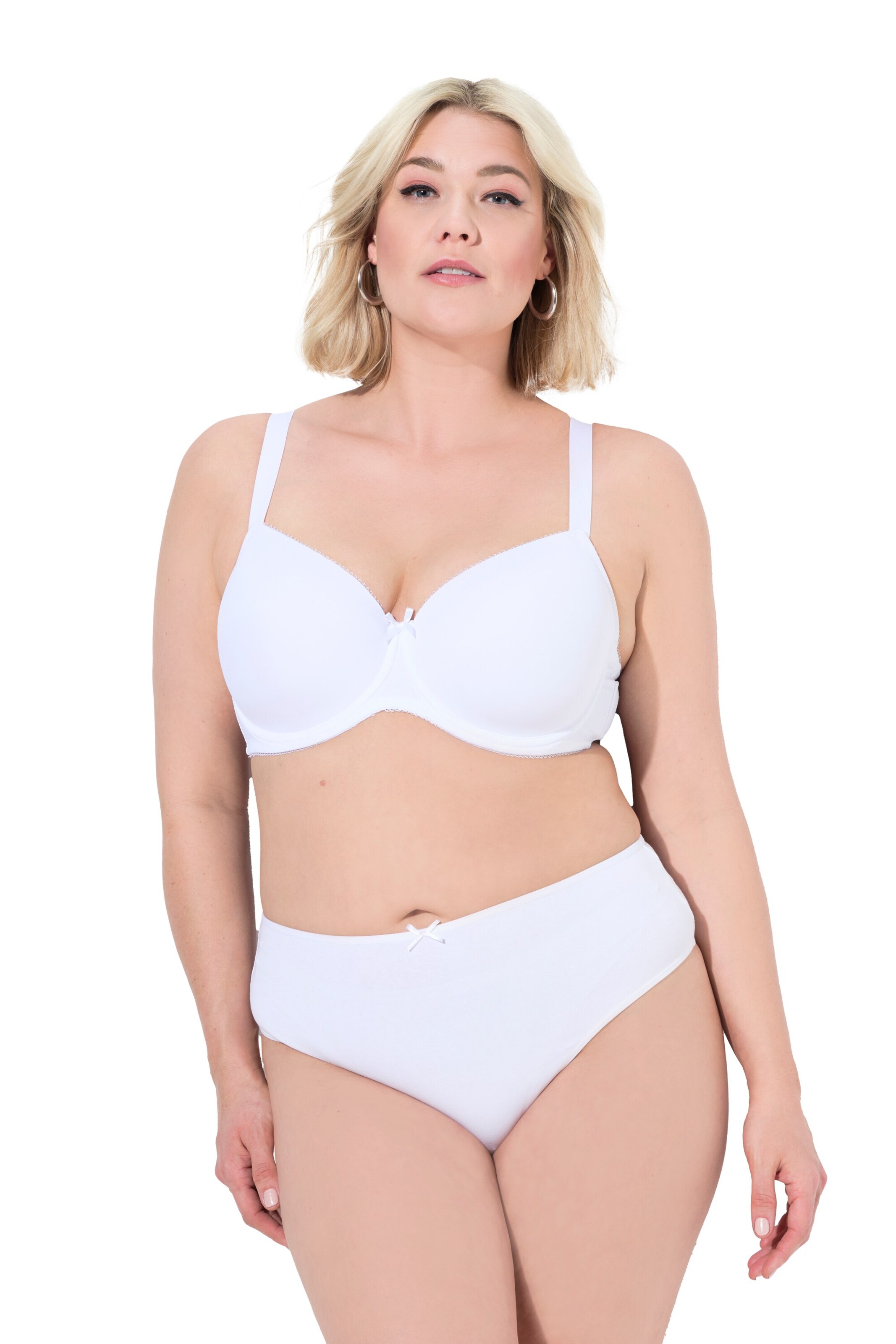 Ulla Popken String in Weiß: Vorderseite