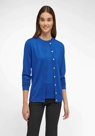 Peter Hahn Knit Cardigan in Blue: front