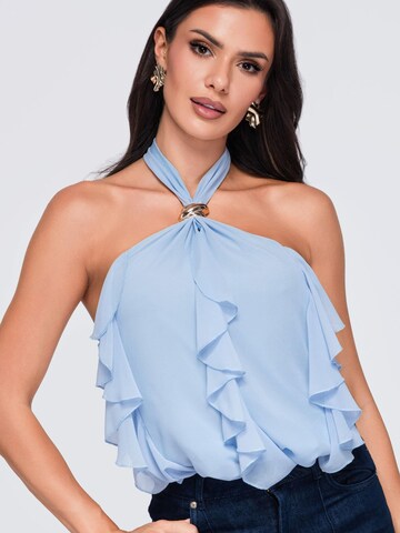 Top di Ombre in blu