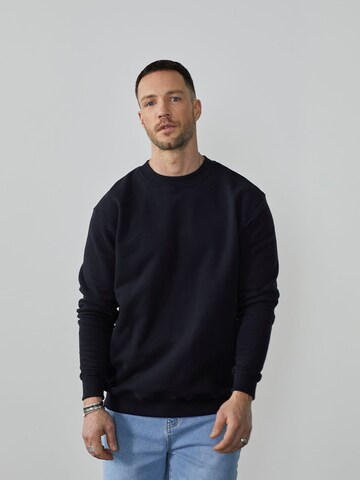 DAN FOX APPAREL Mikina 'Denny' – černá: přední strana