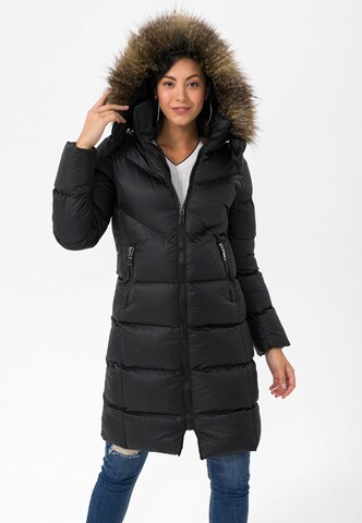 Manteau d’hiver Jimmy Sanders en noir : devant