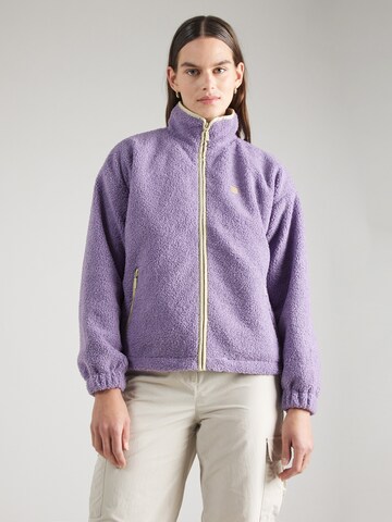 Veste en polaire 'Salida' mazine en violet : devant