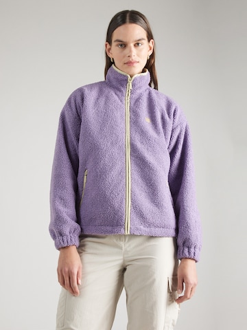 Veste en polaire 'Salida' mazine en violet : devant