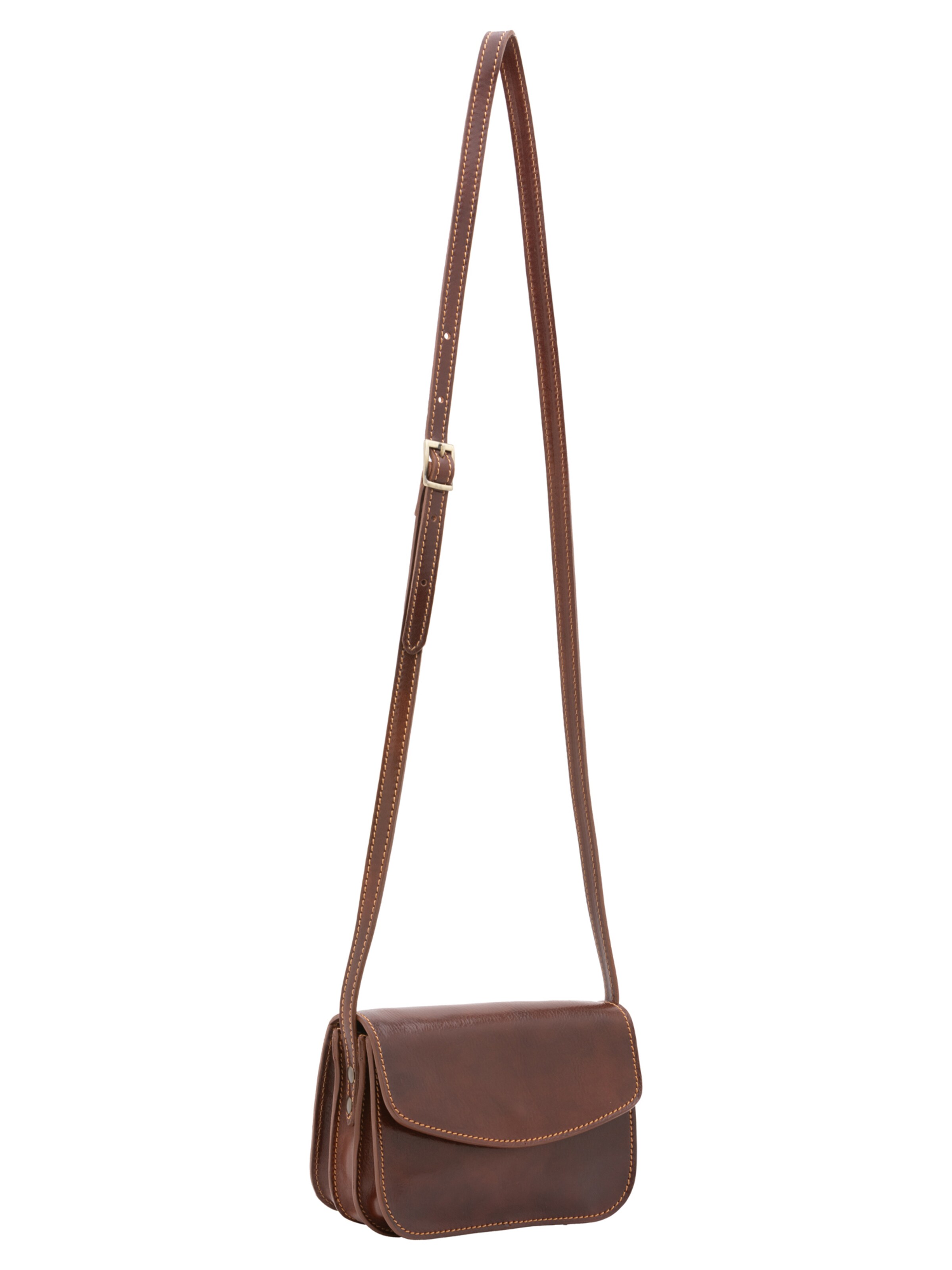 Viola Castellani Umhängetasche in Braun: Vorderseite