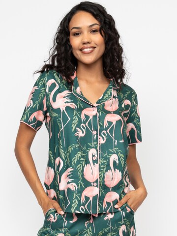 Cyberjammies Slaapshirt 'Ivy' in Groen: voorkant