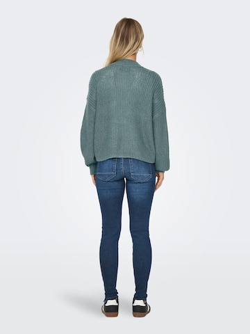 ONLY Gebreid vest 'ONLCAROL' in Blauw
