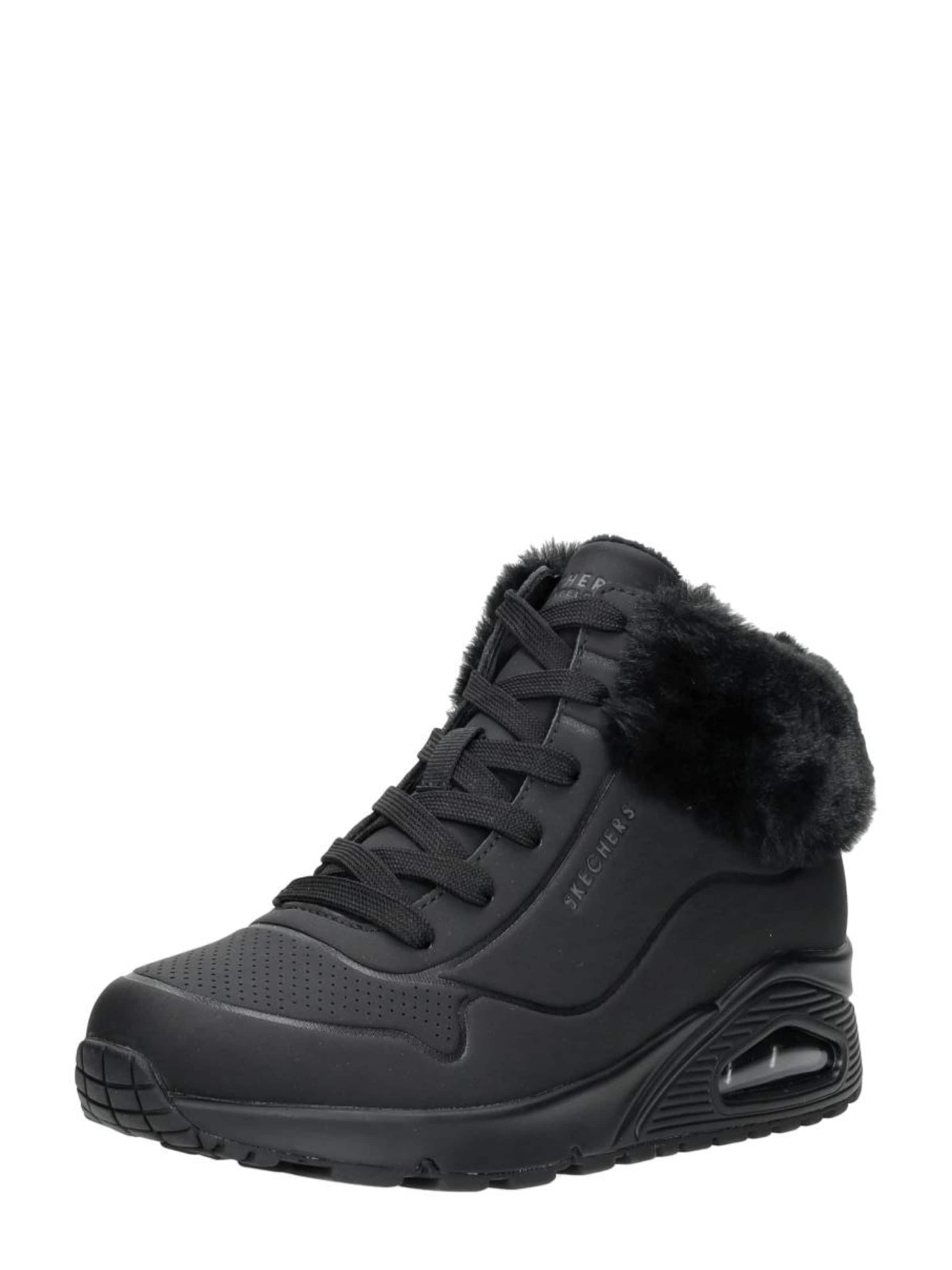 SKECHERS Sneakers 'Uno' in Zwart: voorkant