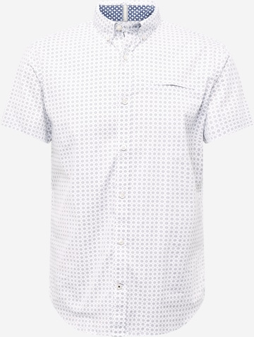 Chemise 'JACK' JACK & JONES en blanc : devant