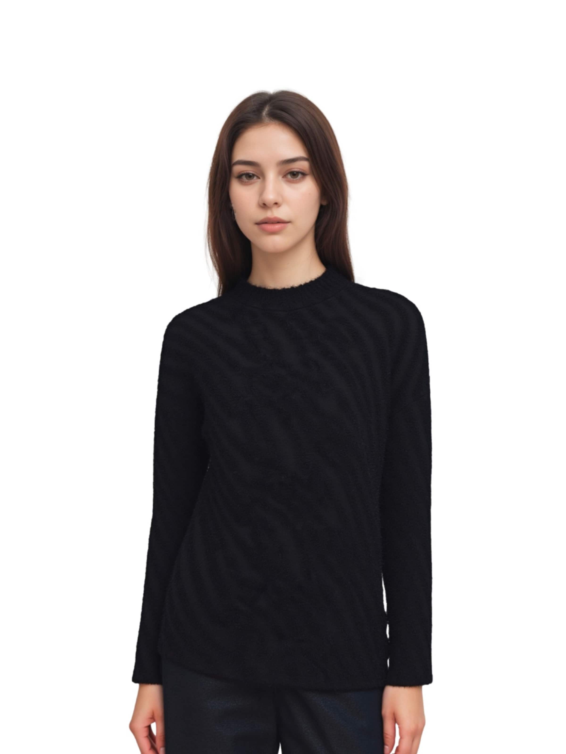 Key Largo Sweater 'ETERNITY' in Black: front