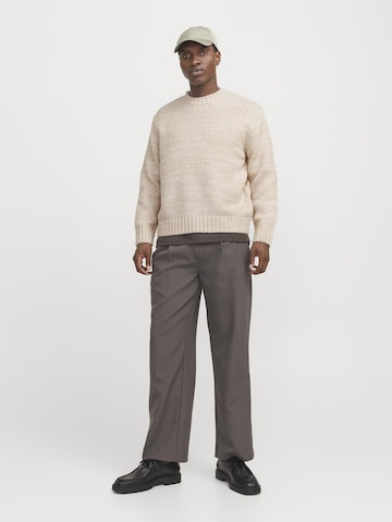 JACK & JONES Sweater in Beige