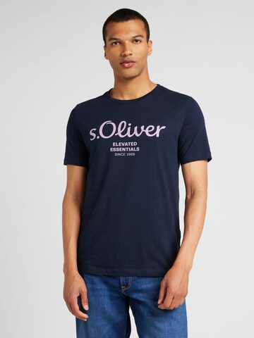 s.Oliver T-Shirt in Blau: Vorderseite
