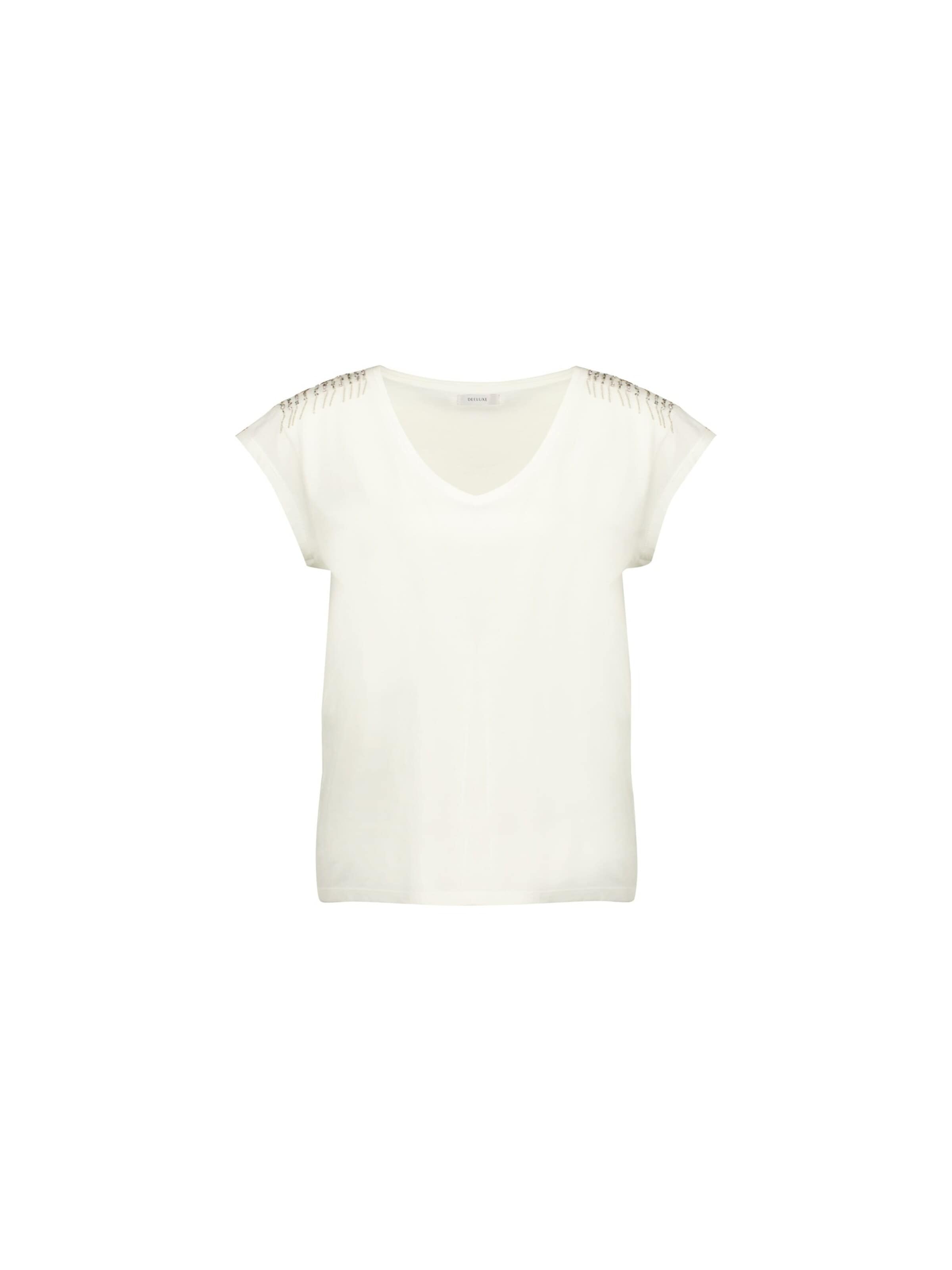 T-shirt 'Amayal' Deeluxe en blanc : devant