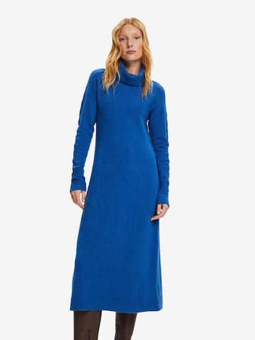 ESPRIT Jurk in Blauw: voorkant