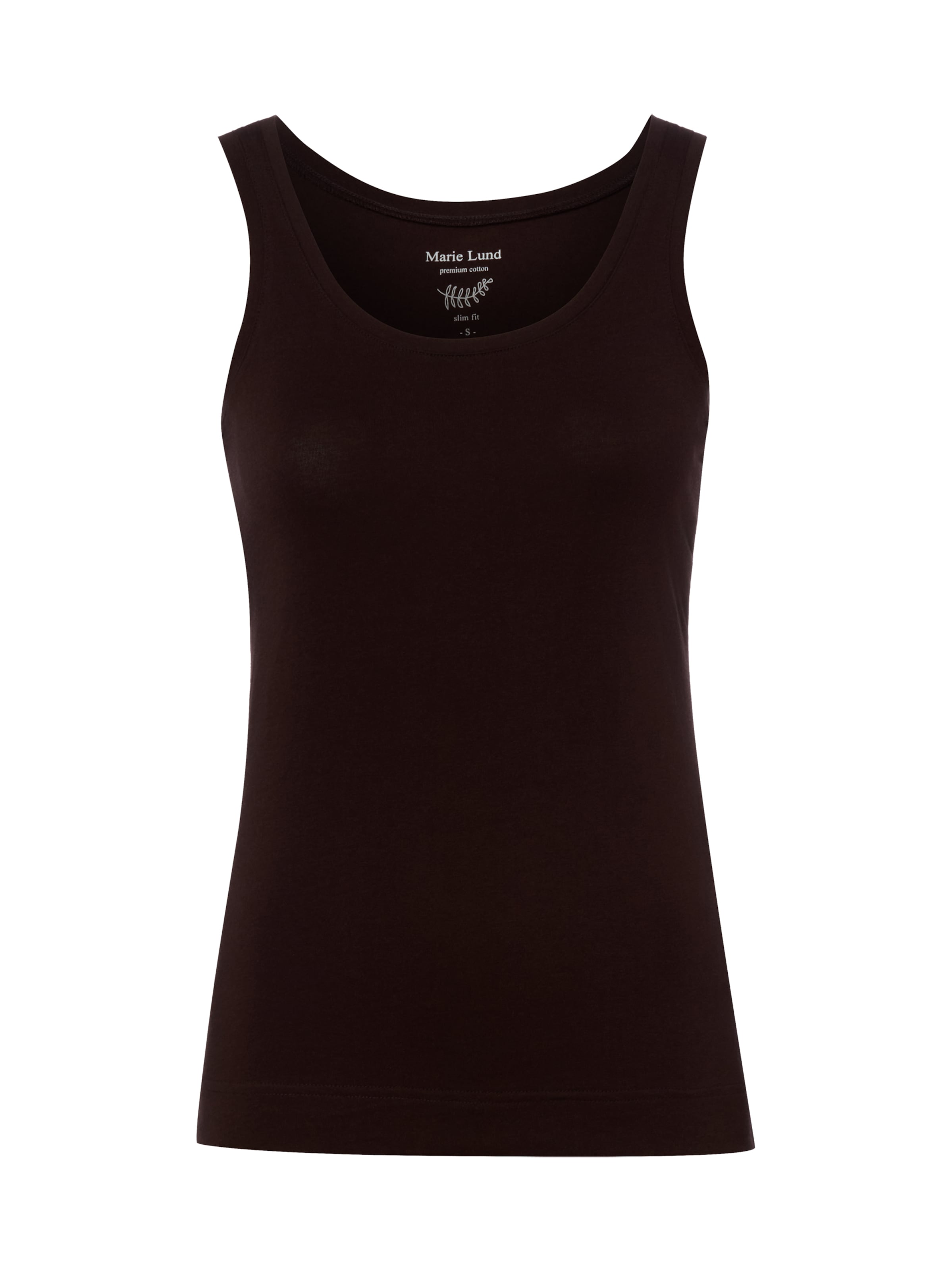 Marie Lund Top in Brown: front