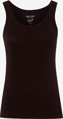 Marie Lund Top in Brown: front