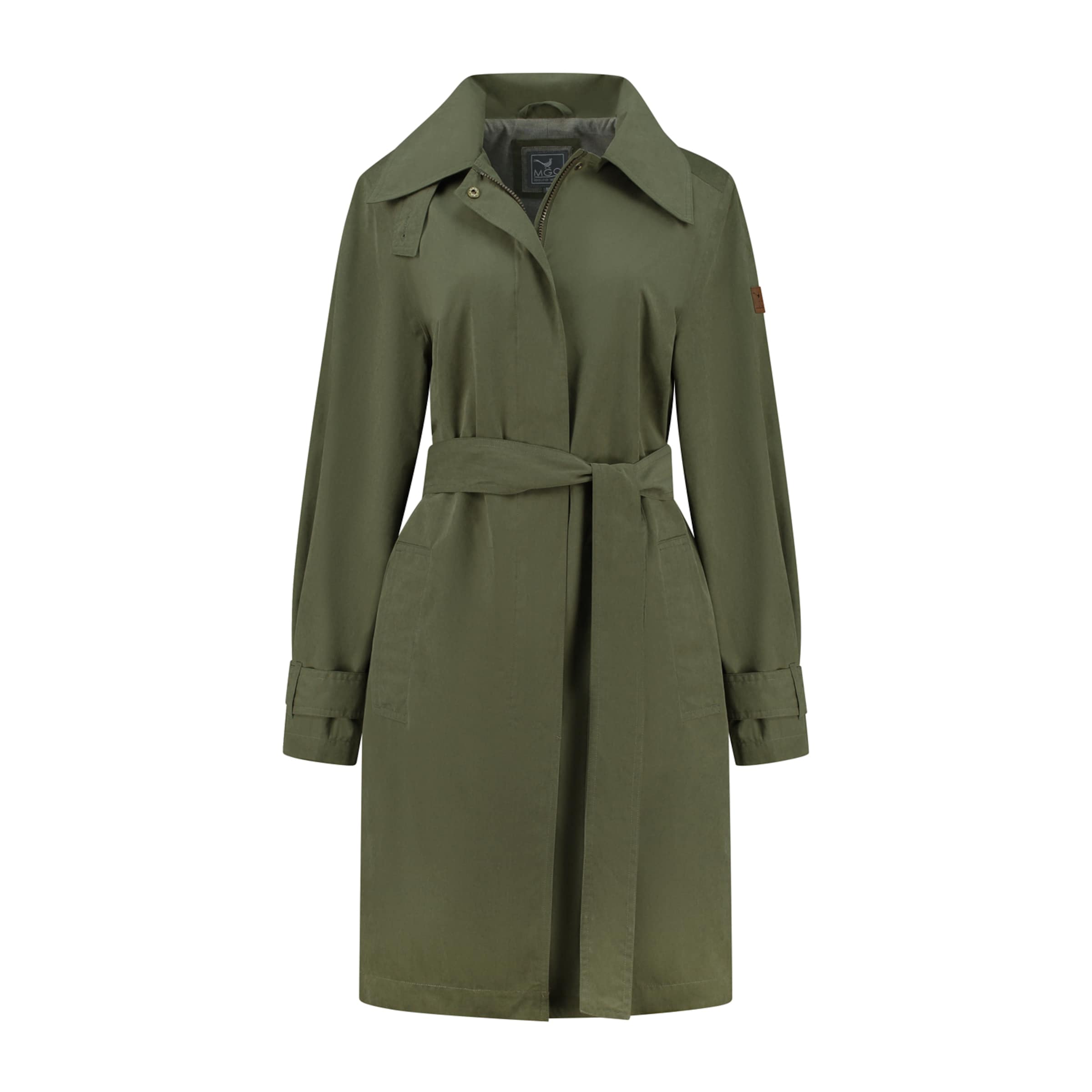MGO Raincoat 'Pippa' in Green: front