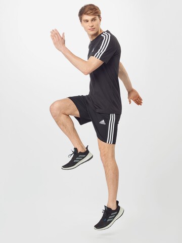 ADIDAS SPORTSWEAR regular Sportsbukser i sort