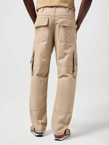 WRANGLER Loosefit Cargobroek 'CJ REL CARGO' in Beige