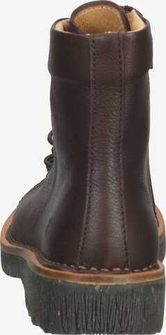 EL NATURALISTA Lace-Up Ankle Boots in Brown