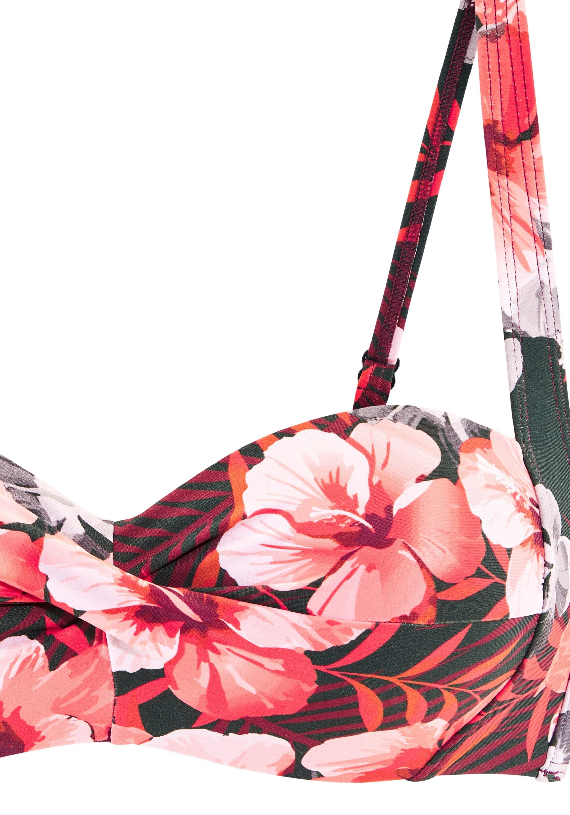LASCANA Bandeau Bikinitop in Grün