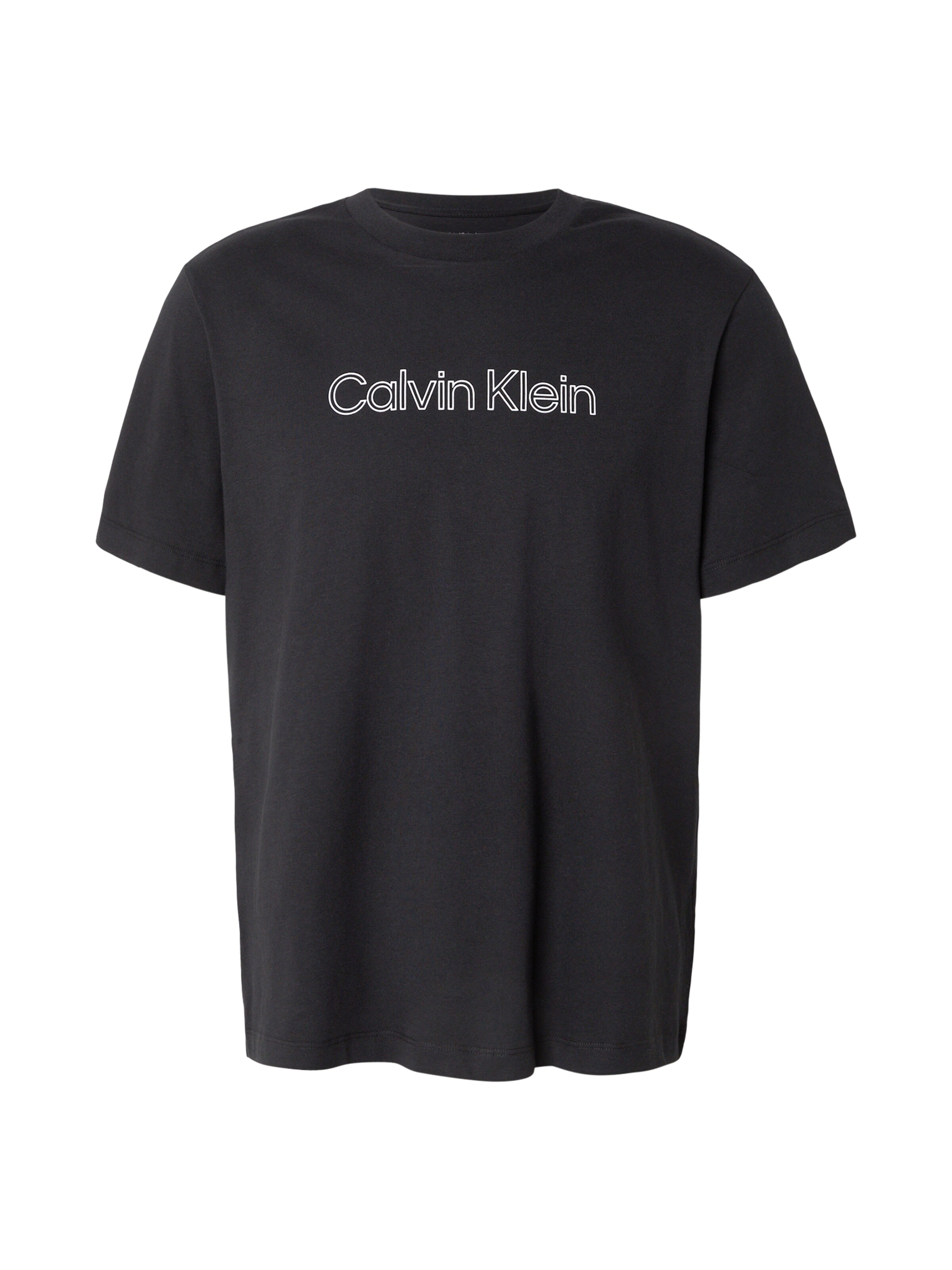 Calvin Klein JeansMajica - crna boja: prednji dio