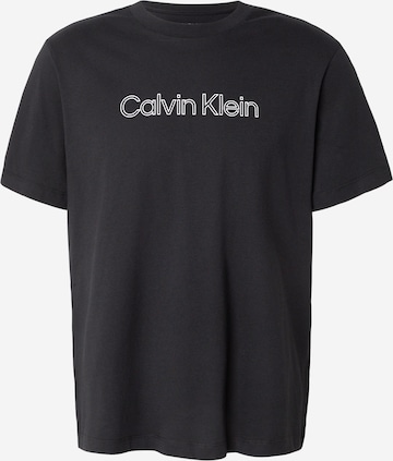 Calvin Klein JeansMajica - crna boja: prednji dio
