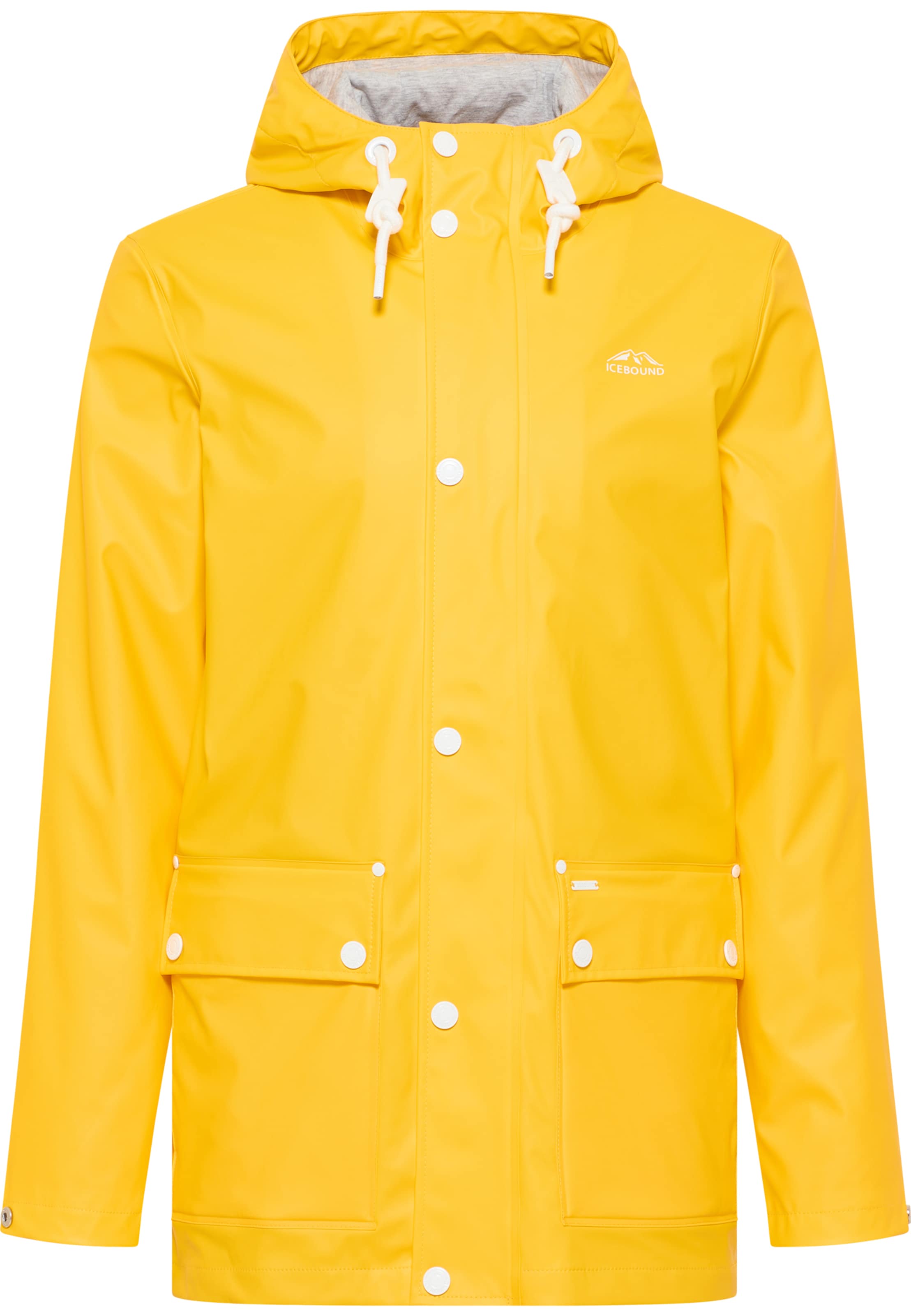 ICEBOUND - Chaqueta funcional en amarillo: frente