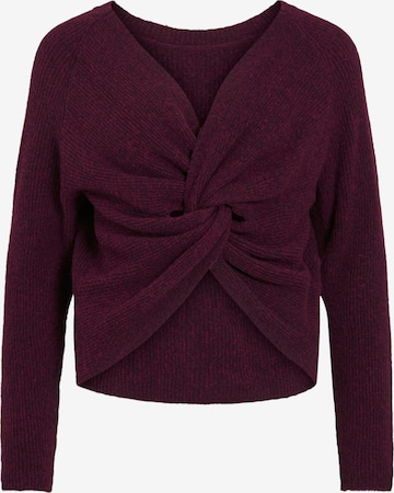 VILA Sweater 'VIOSAJA' in Purple: front