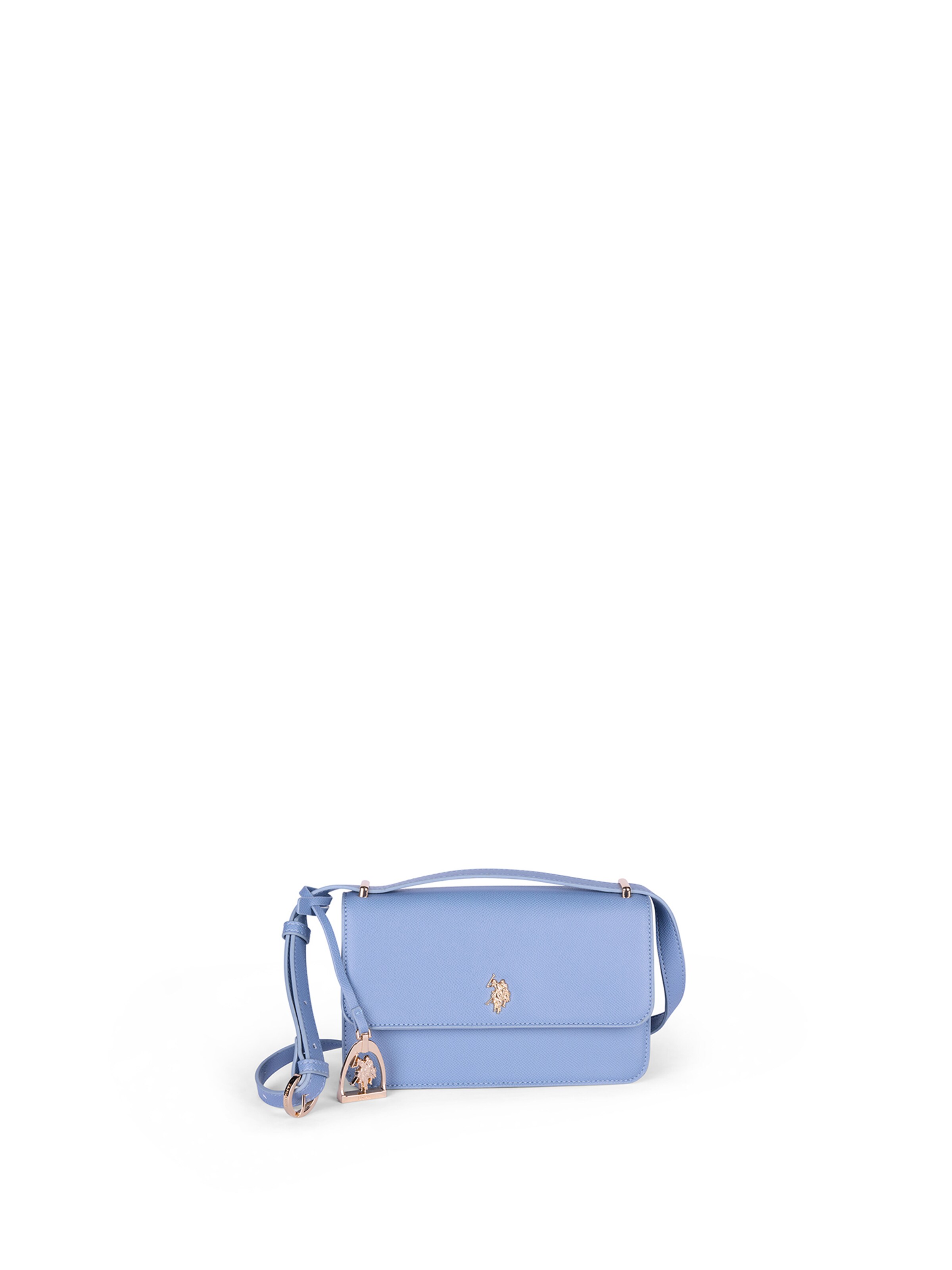 Borsa a spalla di U.S. POLO ASSN. in blu: frontale