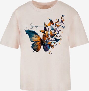 F4NT4STIC T-Shirt 'Schmetterling' in Pink: predná strana