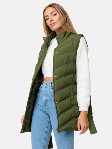 Gilet 'Cruz' Threadbare en vert