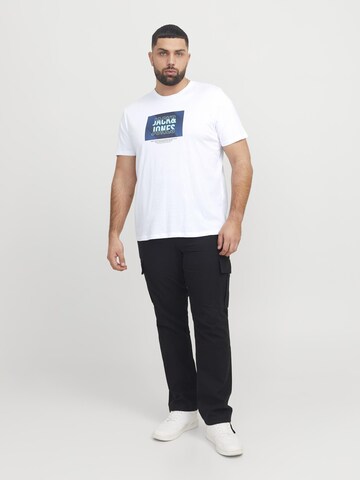 Jack & Jones Plus Póló 'JJHudson' - kék