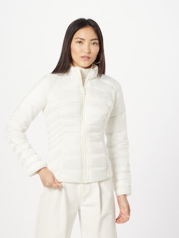 GUESS Демисезонная куртка 'Janis' в Белый: спереди