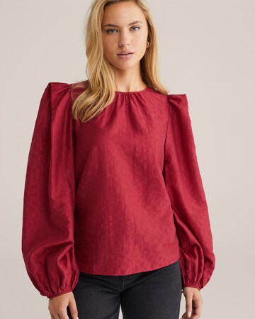 WE Fashion Bluse in Rot: Vorderseite