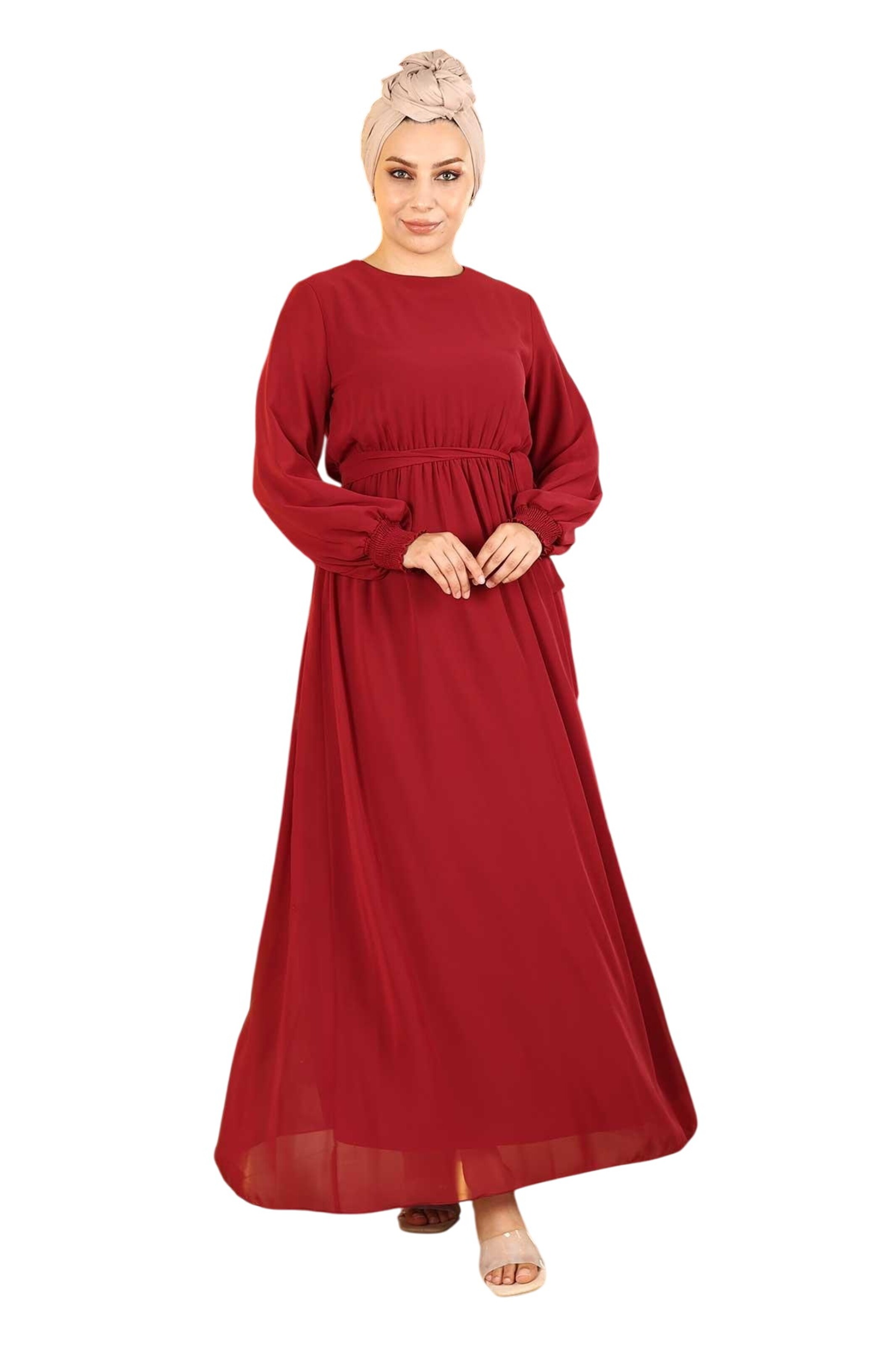 MODAMIHRAM Kleid in Rot: Vorderseite