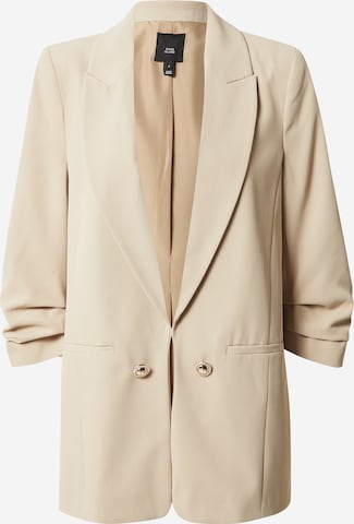 River Island - Blazer en beige: frente