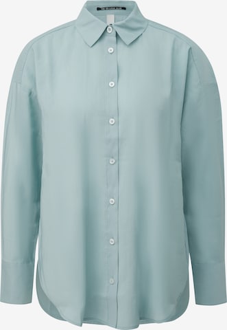 QS Bluse in Blau: Vorderseite