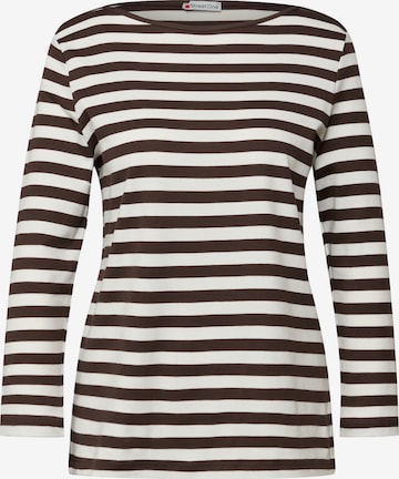 STREET ONE Shirt in Brown: front