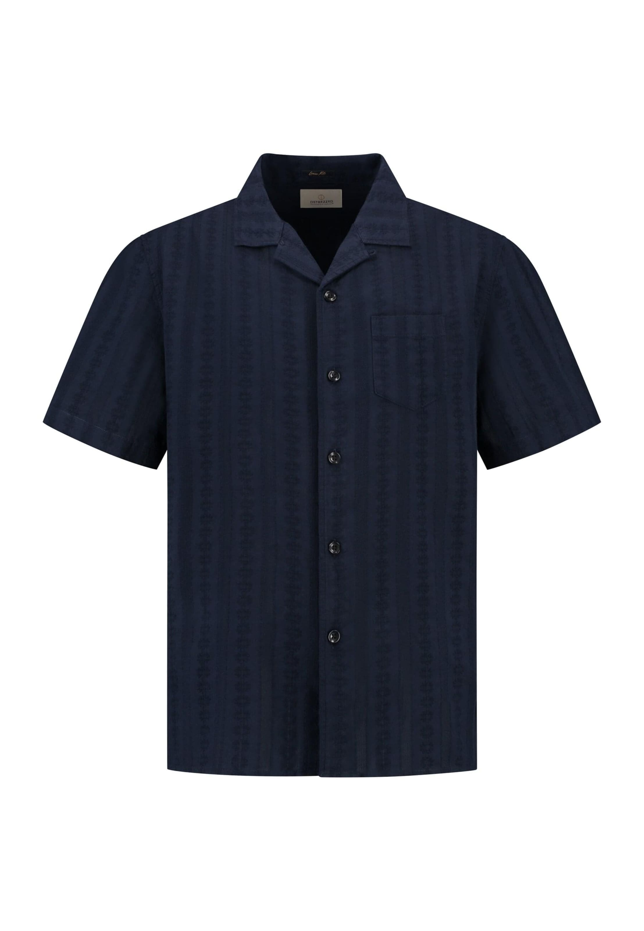Dstrezzed Regular Fit Hemd 'Sirius' in Blau: Vorderseite