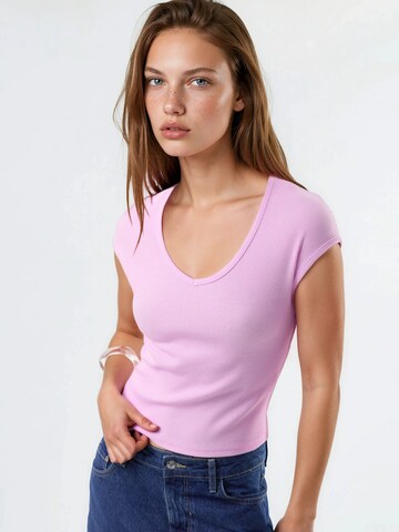 Chemisier Busem en rose : devant