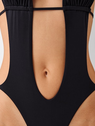 Maillot de bain Bershka en noir